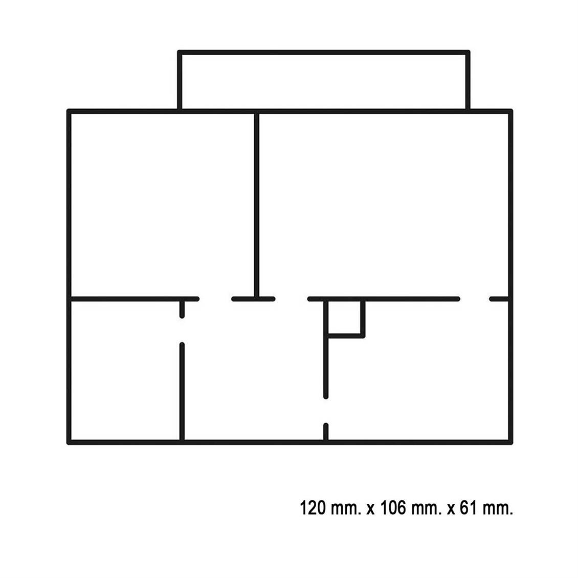 Faller 130307 1/87 İnşaat Halinde Ev Demonte Plastik Maketi