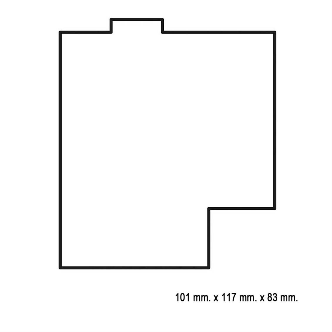 Faller 130317 1/87 Villa, Sarı Desenli Demonte Plastik Maketi