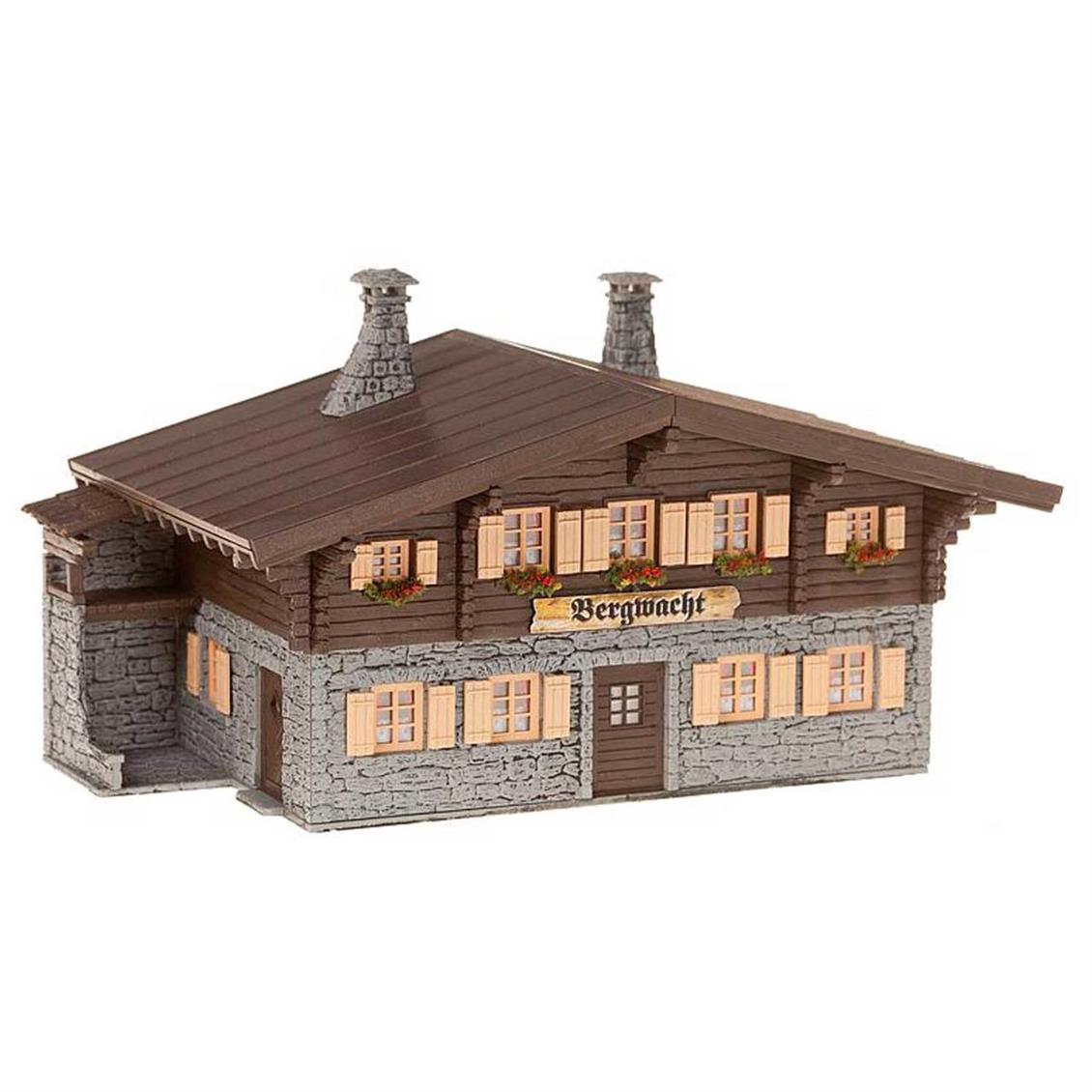 Faller 130326 1/87 Dağcı Kurtarma Evi Demonte Plastik Maketi