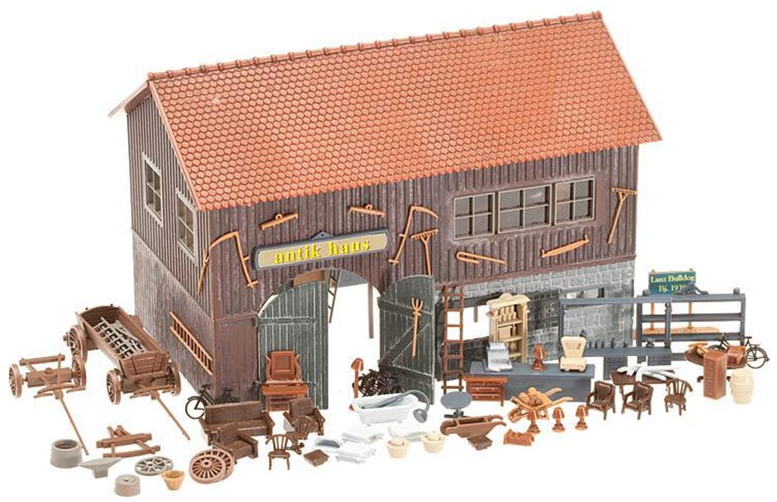 Faller 130327 1/87 Antikacı Dükkanı Demonte Plastik Maketi