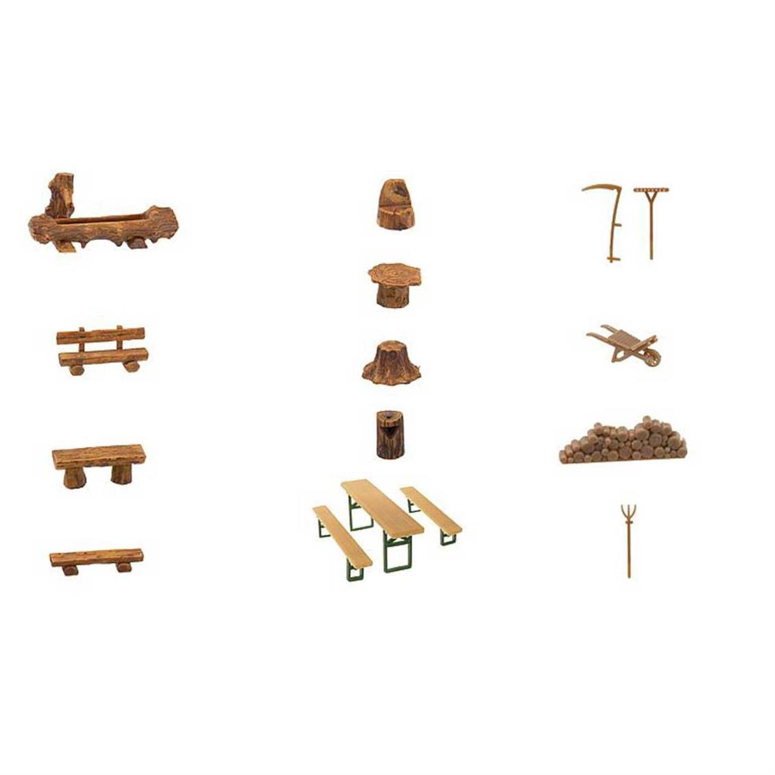 Faller 130329 1/87 Moser Alp Dağları Evi Demonte Plastik Maketi