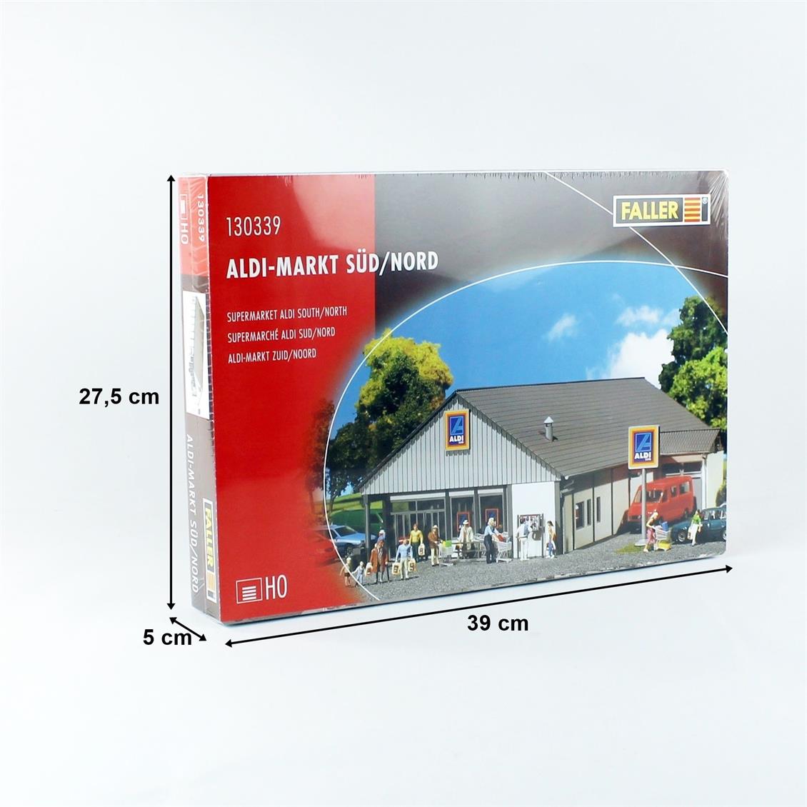 Faller 130339 1/87 Aldi Süpermarket Demonte Plastik Maketi