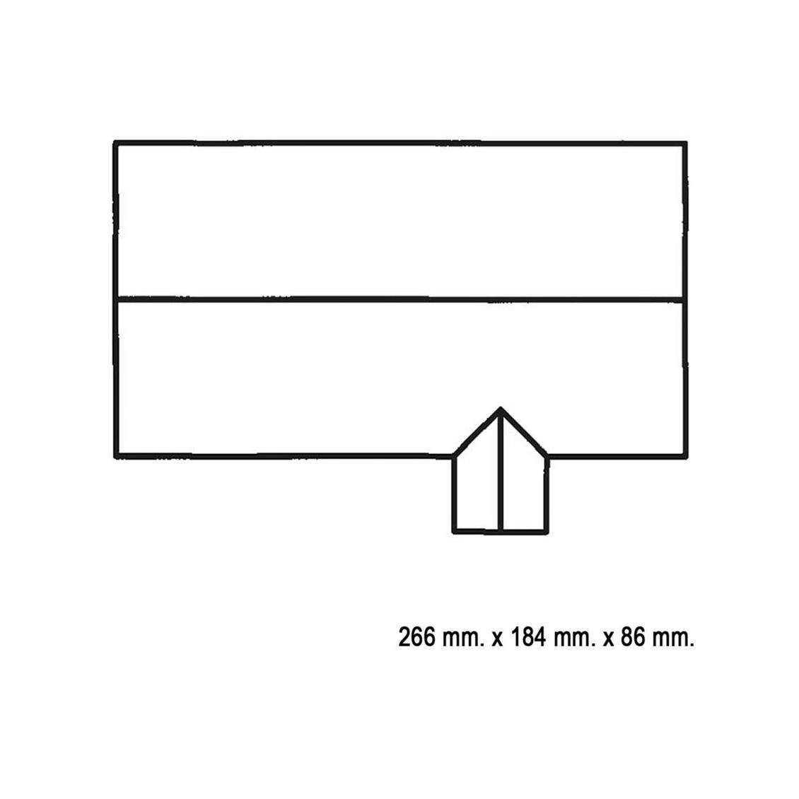 Faller 130339 1/87 Aldi Süpermarket Demonte Plastik Maketi