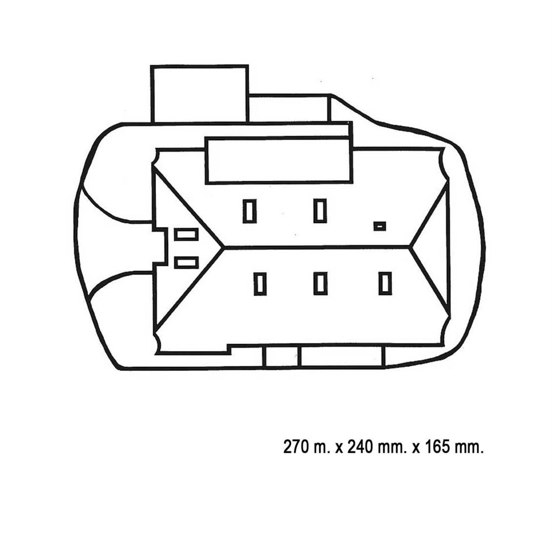 Faller 130366 1/87 Kara Orman Çiflik Evi Demonte Plastik Maketi