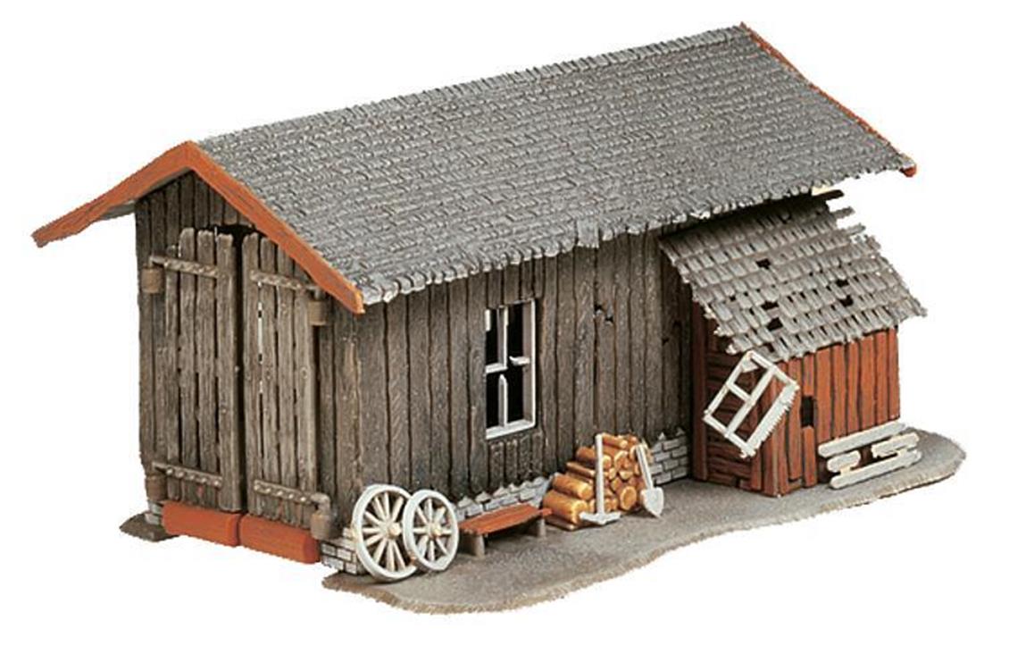 Faller 130379 1/87 Fırın,Şapel ve Eşya Kulübesi Demonte Plastik Maketi