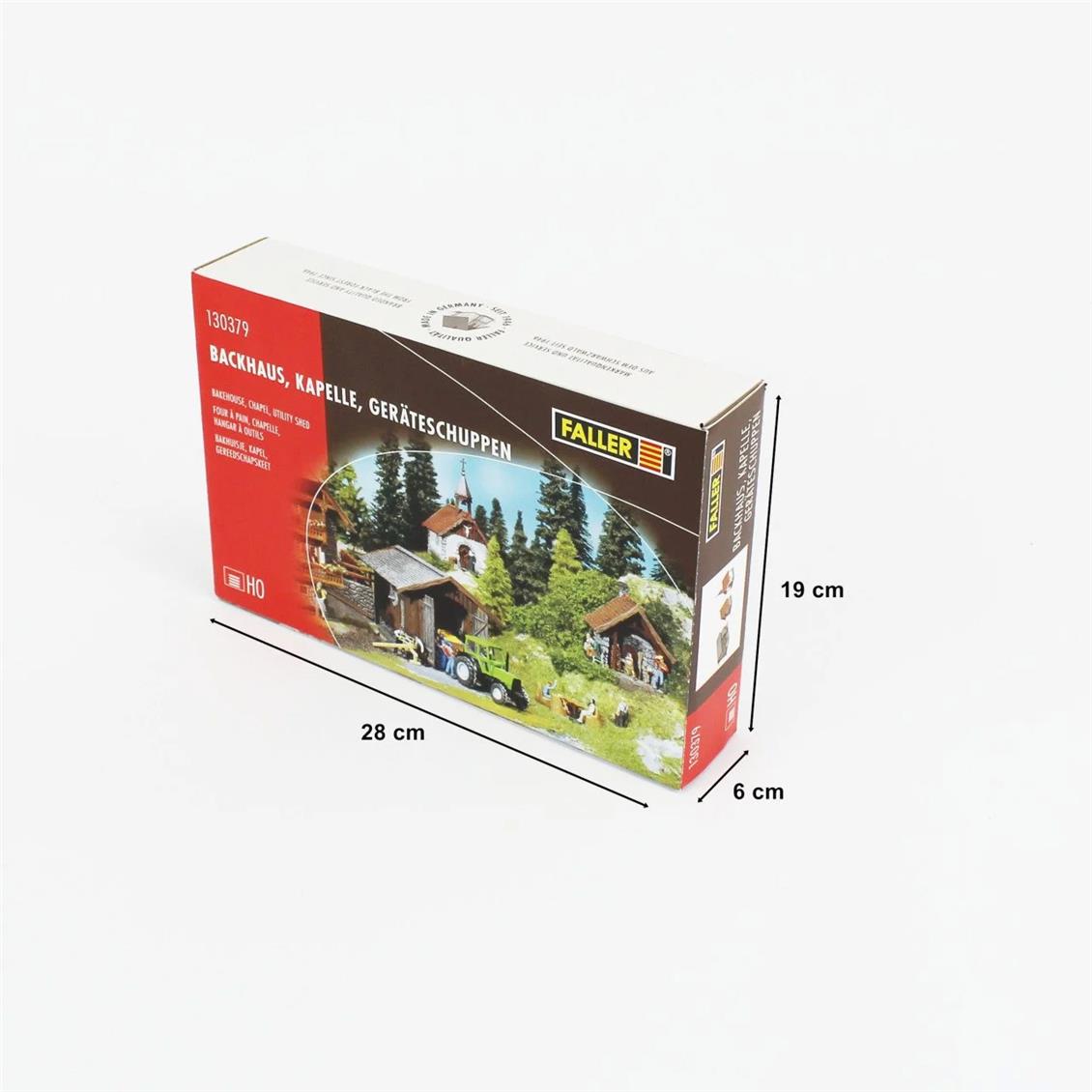 Faller 130379 1/87 Fırın,Şapel ve Eşya Kulübesi Demonte Plastik Maketi