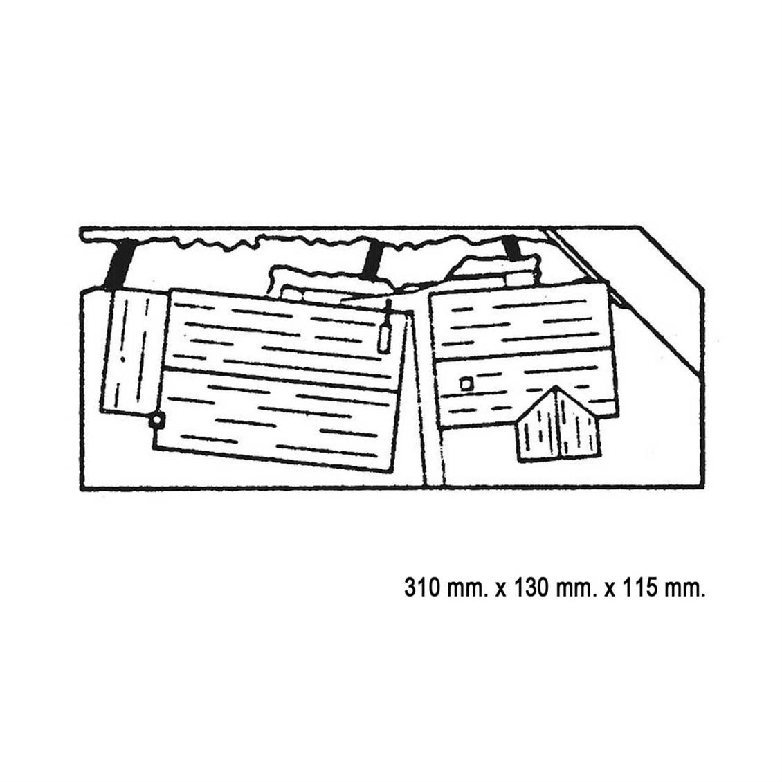 Faller 130388 1/87 Su Değirmeni Demonte Plastik Maketi