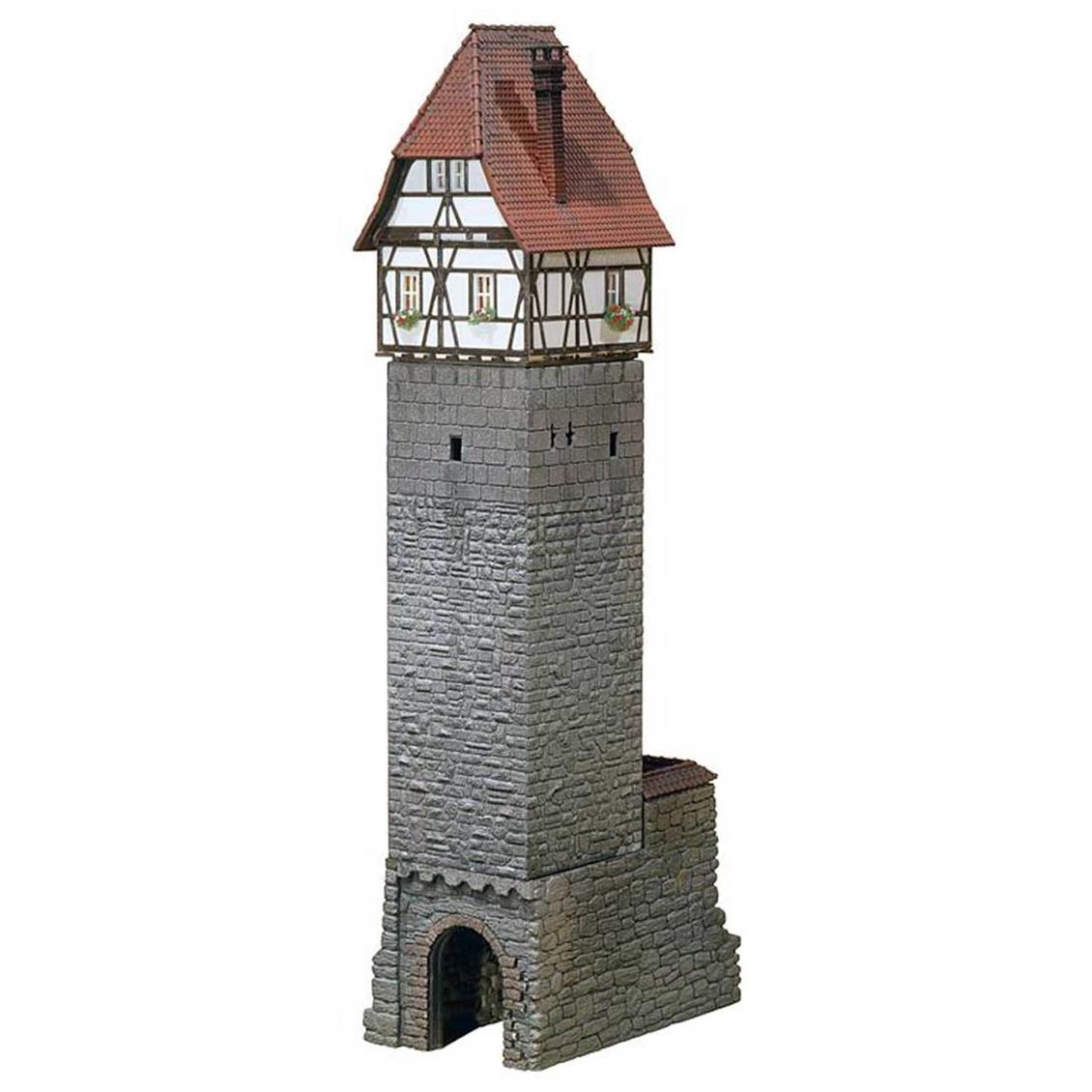 Faller 130402 1/87 Eski Şehir Binası Ve Kulesi Demonte Plastik Maketi