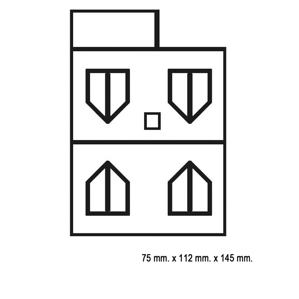 Faller 130414 1/87 Kasaba Evi ( 2 Adet ) Demonte Plastik Maketi