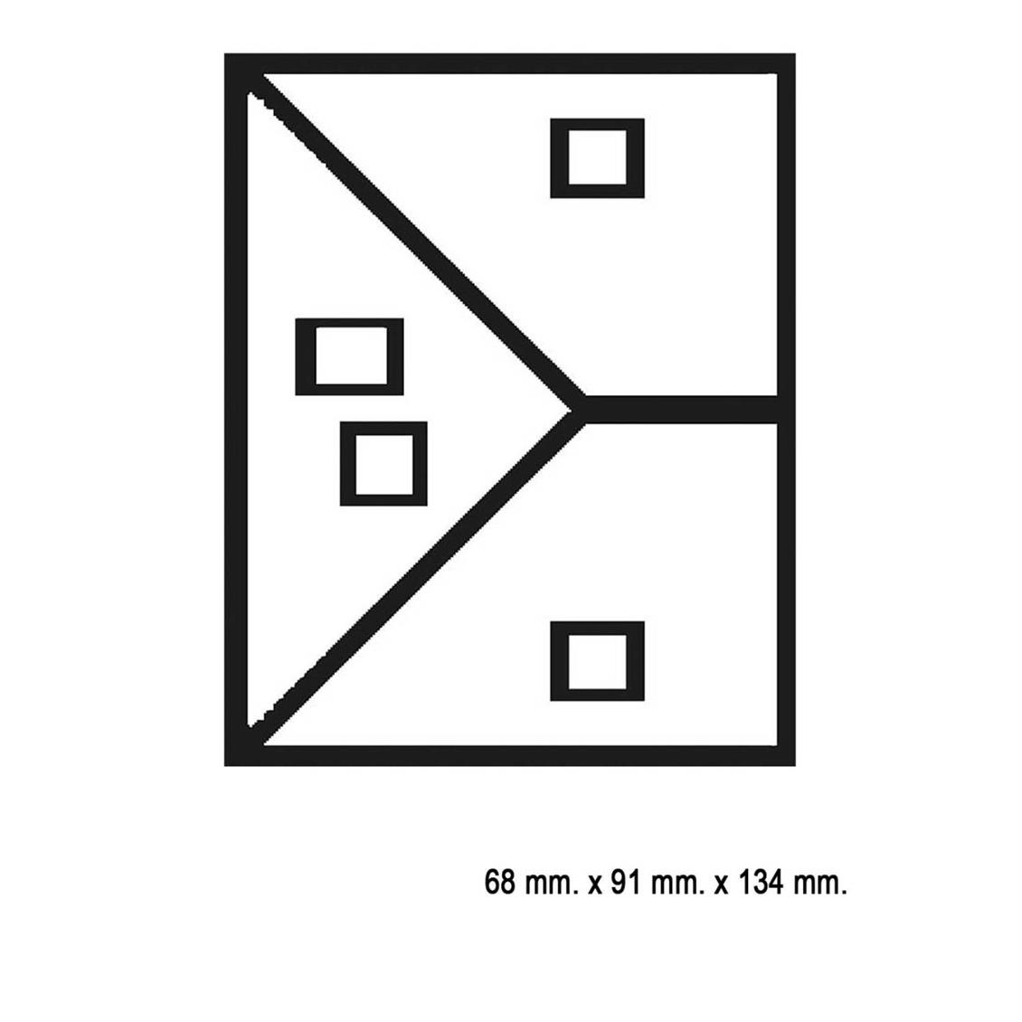 Faller 130414 1/87 Kasaba Evi ( 2 Adet ) Demonte Plastik Maketi