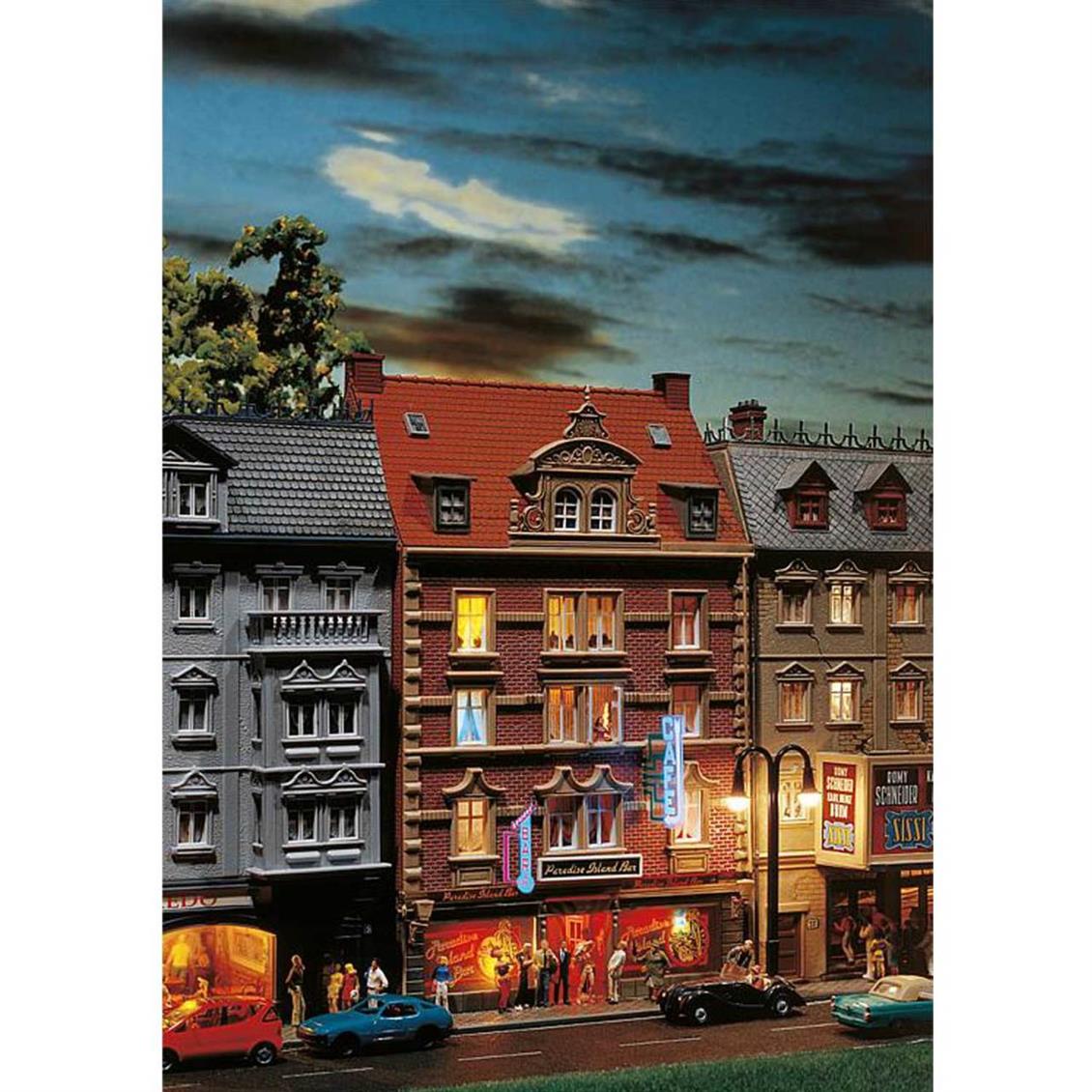 Faller 130445 1/87 Paradise Gece Kulüplü Bina Demonte Plastik Maketi