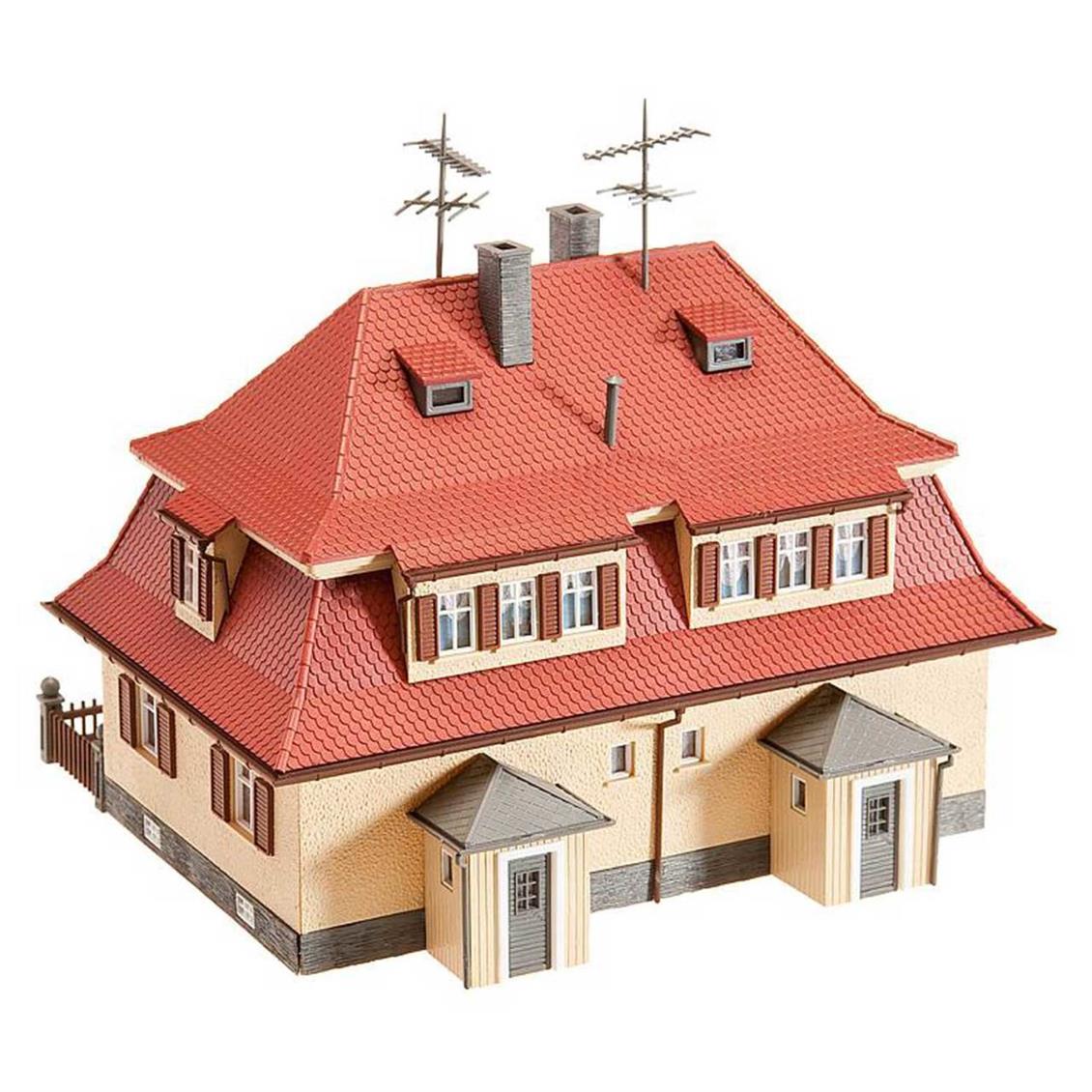 Faller 130464 1/87 Siedlungs Dublex Ev Demonte Plastik Maketi