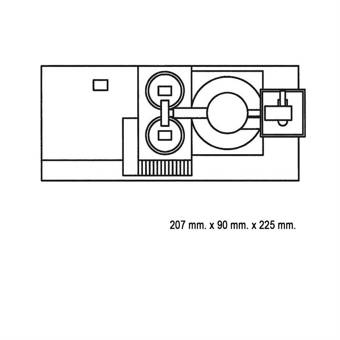 Faller 130474 1/87 Beton Santralı Demonte Plastik Maketi