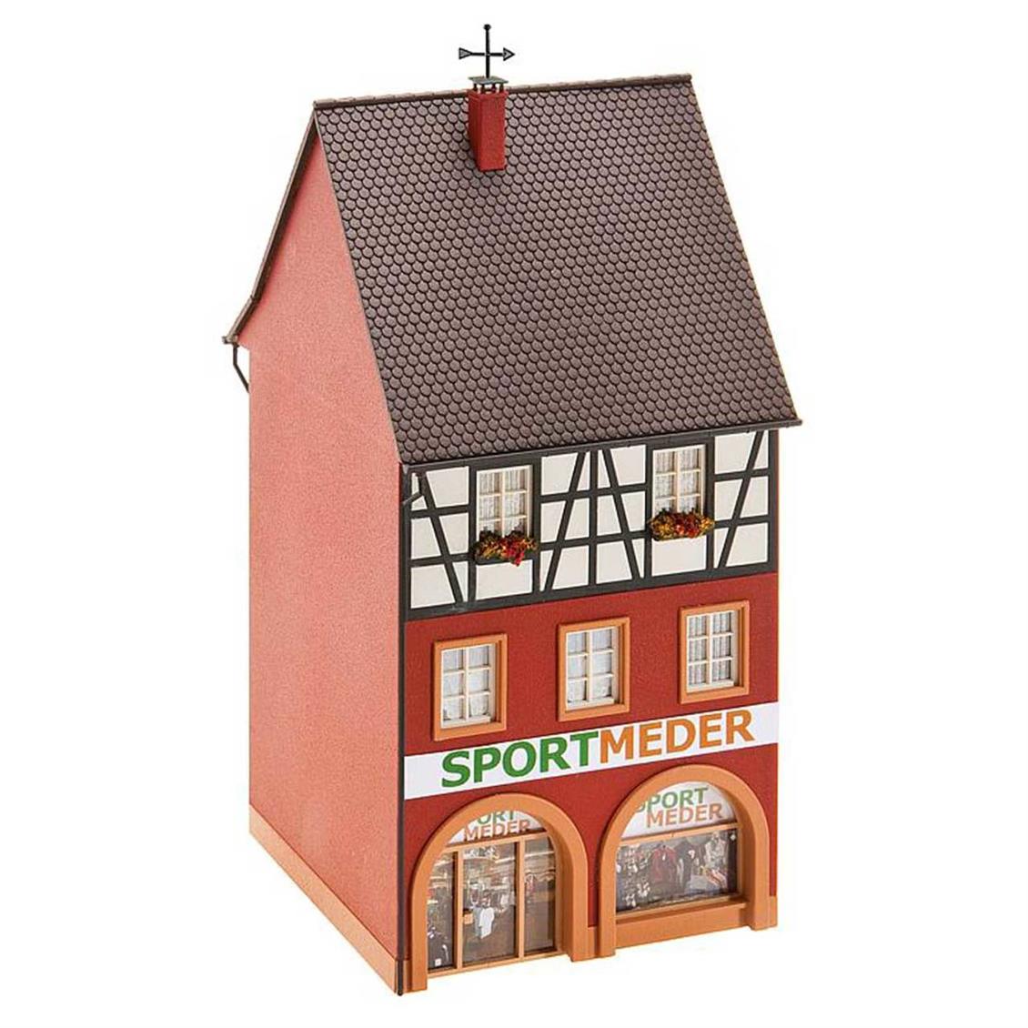 Faller 130498 1/87 Sport Meder Binası Demonte Plastik Maketi