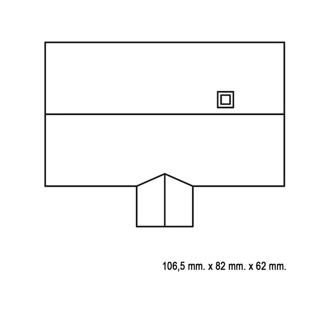 Faller 130601 1/87 Kır Evi Demonte Plastik Maketi