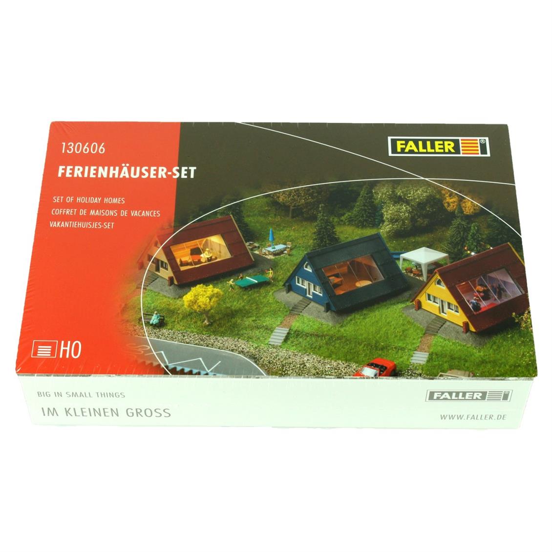 Faller 130606 1/87 Tatil Evleri Seti Demonte Plastik Maketi