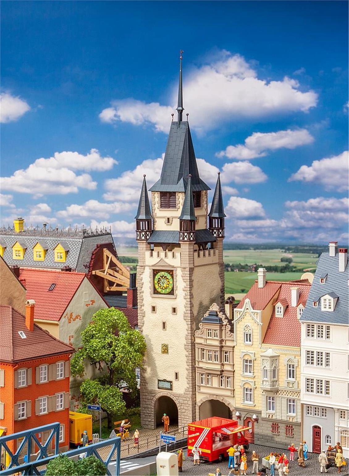 Faller 130630 1/87 Tarihi Kasaba Kapısı Demonte Plastik Maketi