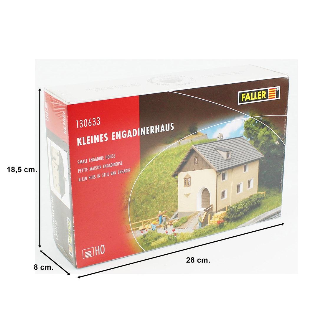 Faller 130633, Maßstab 1:87, Kleines Engadiner Haus, Plastikmodellhaus