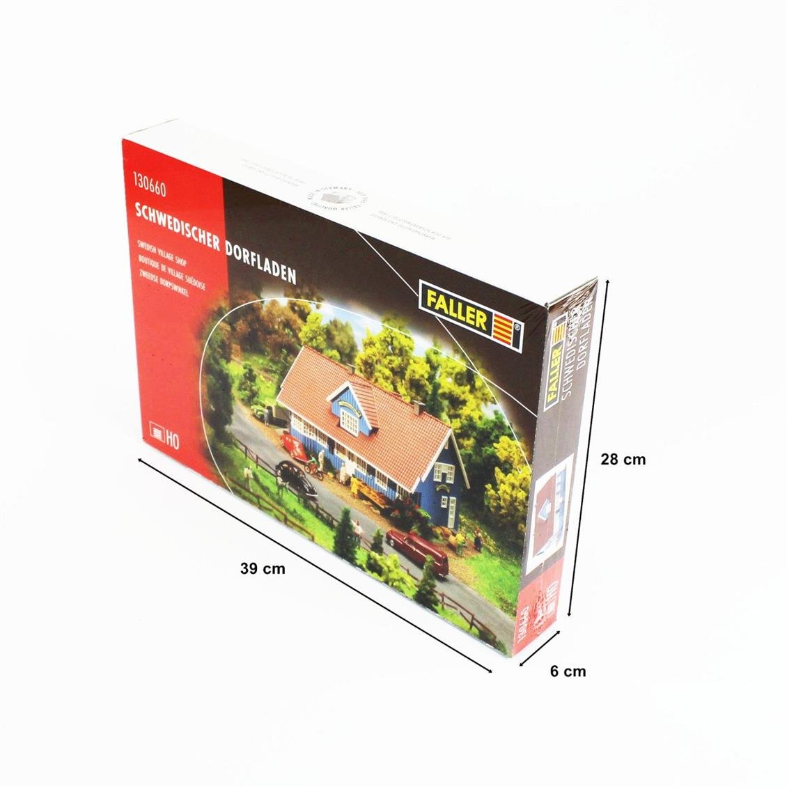Faller 130660 1/87 İsveç Köy Dükkanı Demonte Plastik Maketi