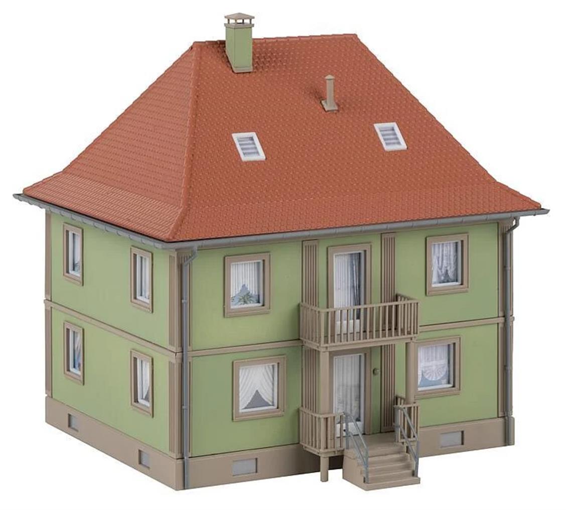 Faller 130682 1/87 Çift Katlı Ev Demonte Plastik Maketi