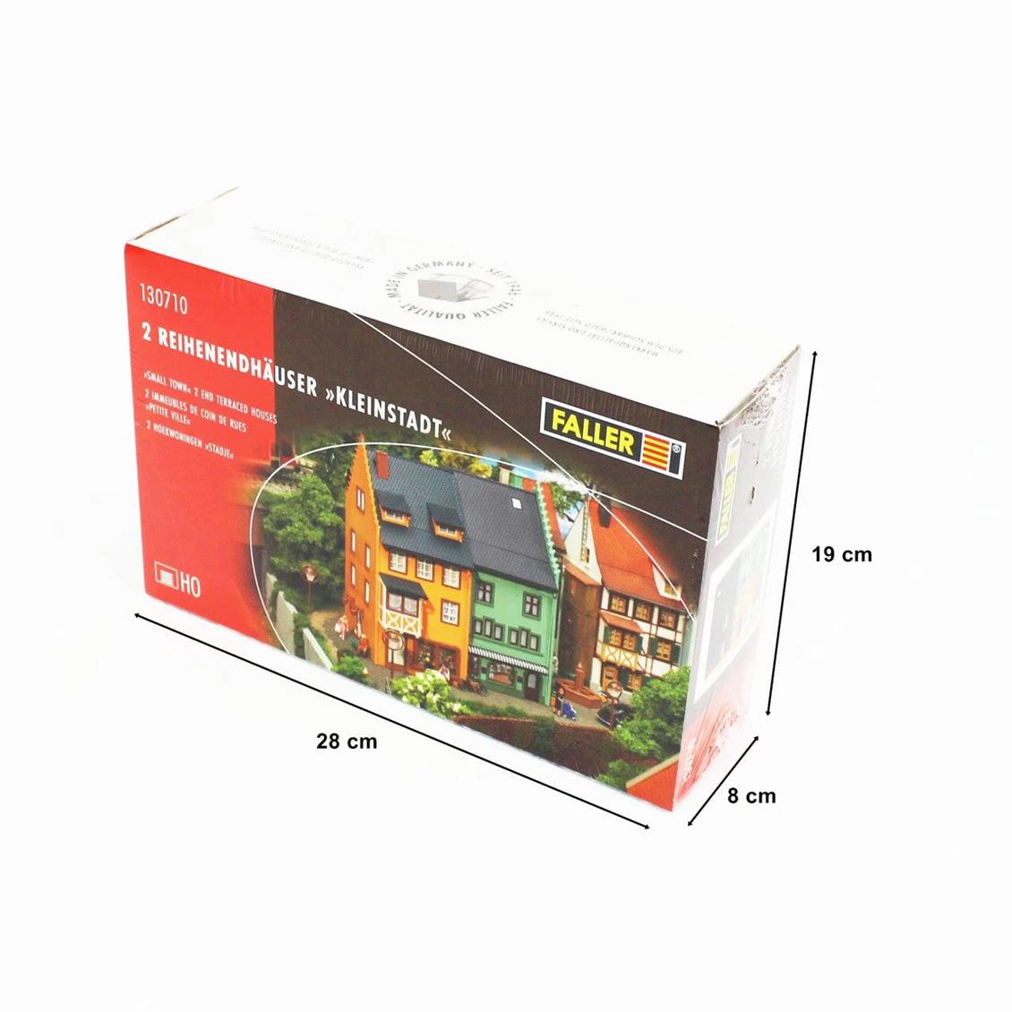 Faller 130710 1/87 Teraslı Kasaba Binası, 2 Adet Demonte Plastik Maketi