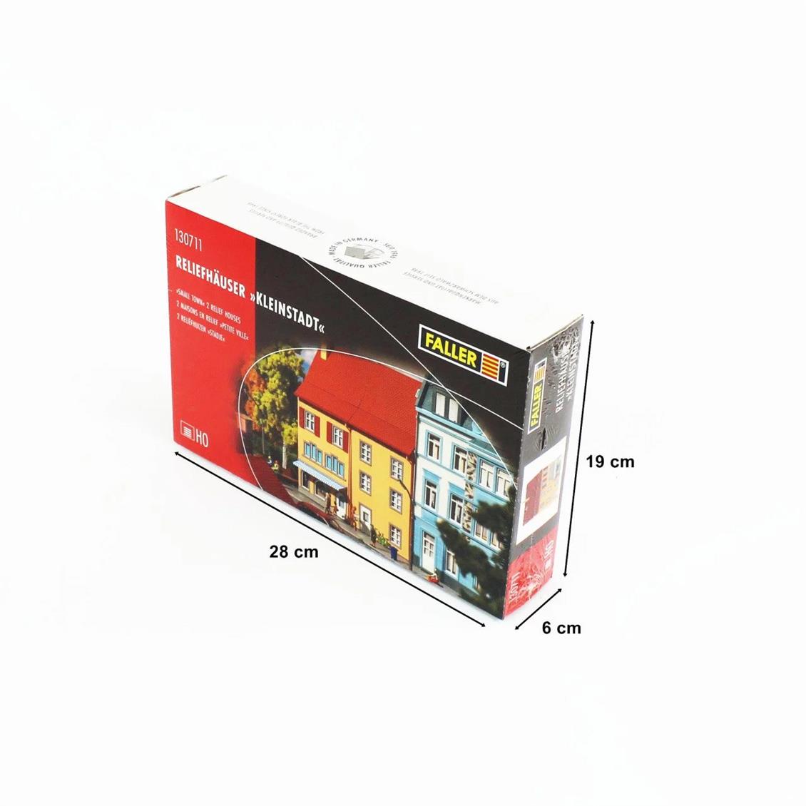 Faller 130711 1/87 Kasaba Binası, 2 Adet Demonte Plastik Maketi