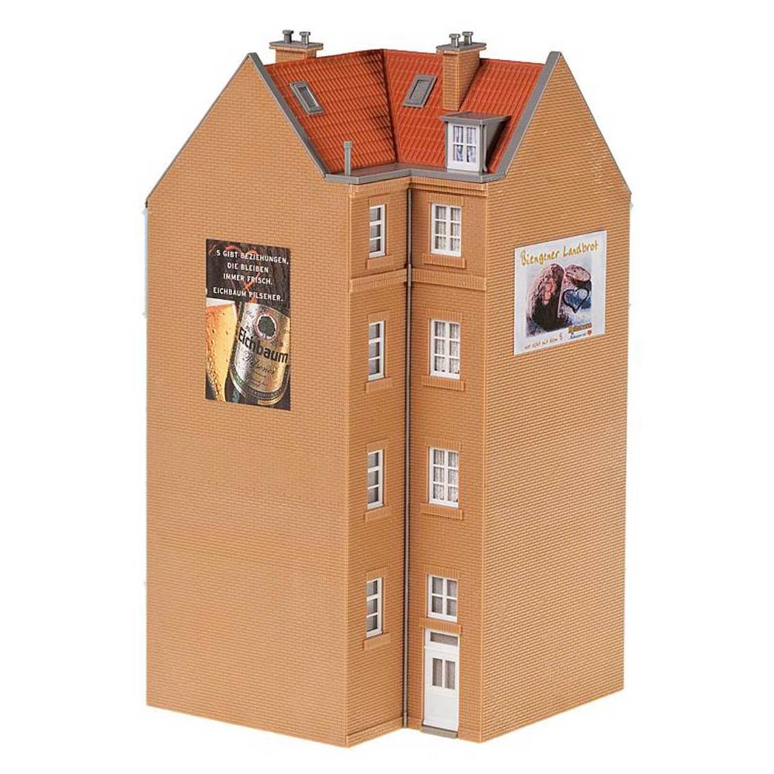 Faller 130906 1/87 Köşe Başı Bina Demonte Plastik Maketi