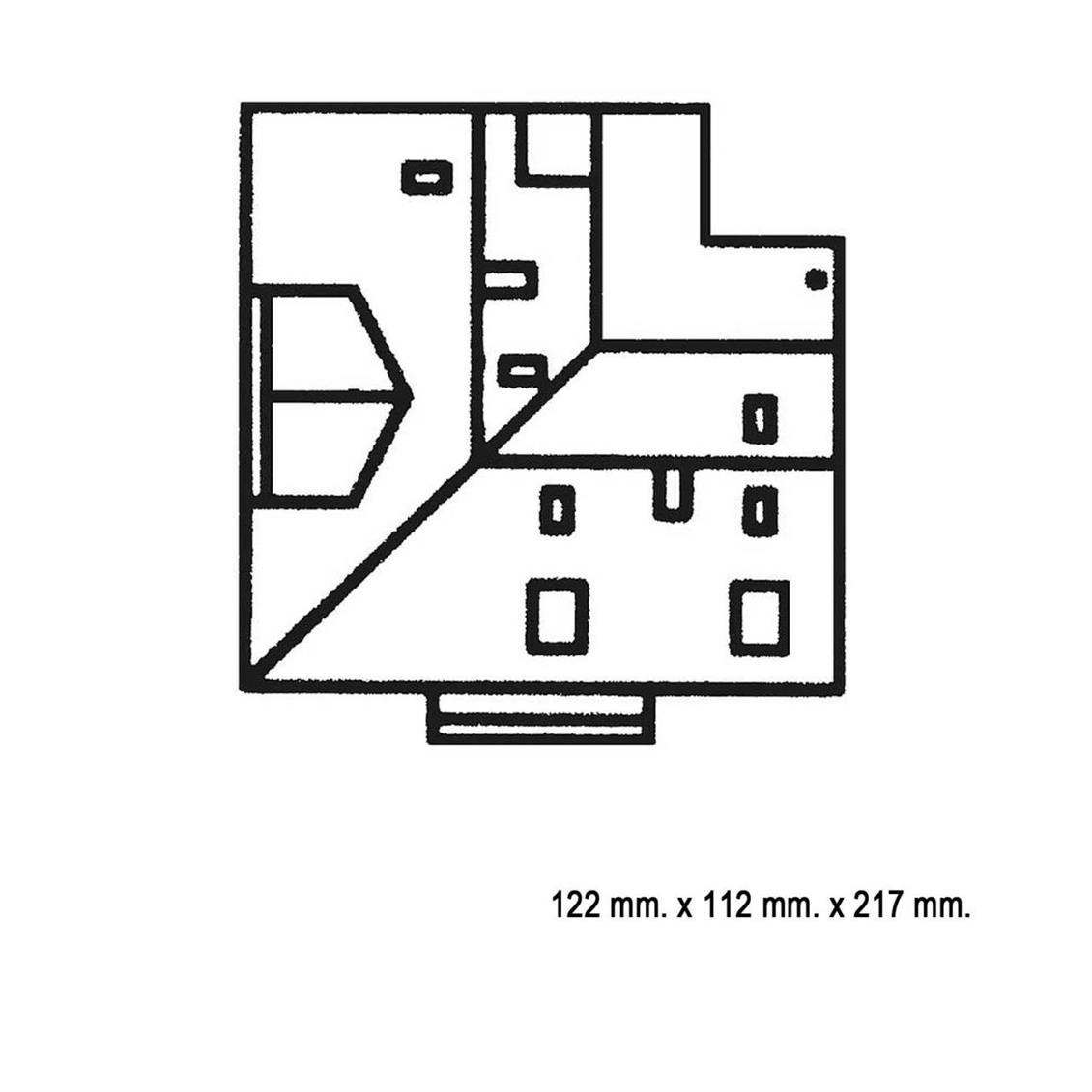 Faller 130906 1/87 Köşe Başı Bina Demonte Plastik Maketi