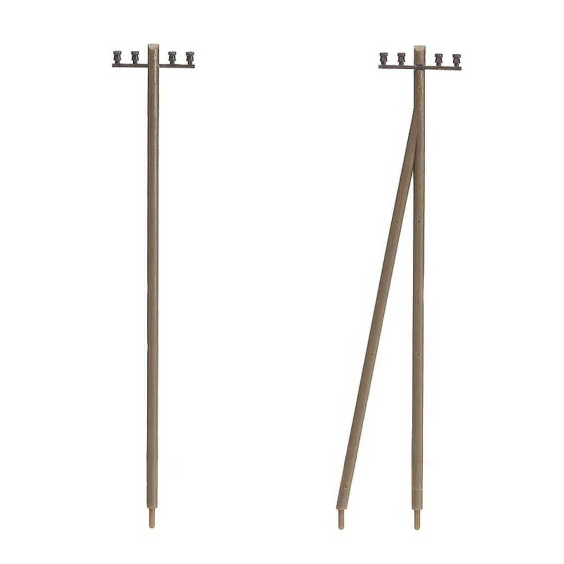 Faller 130955 1/87 Elektrik Direkleri ( 20 Adet ) Demonte Plastik Maketi