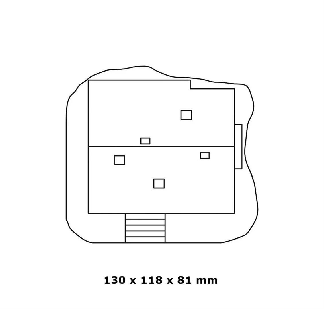 Faller 131355 1/87 Teraslı Müstakil Ev Demonte Plastik Maketi