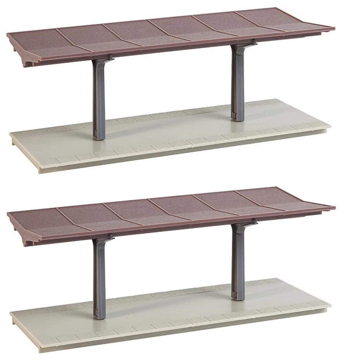 Faller 131366 1/87 Bekleme Platformu ( 2 Adet ) Demonte Plastik Maketi