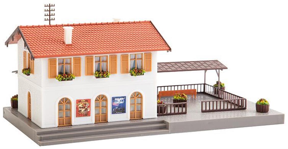 Faller 131544 1/87 Ebelsbach İstasyonu Demonte Plastik Maketi