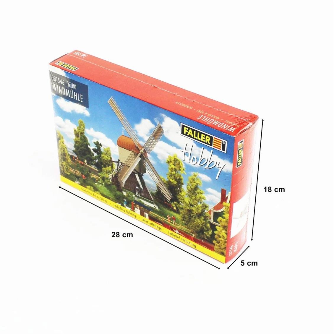 Faller 131546 1/87 Rüzgar Değirmeni Demonte Plastik Maketi