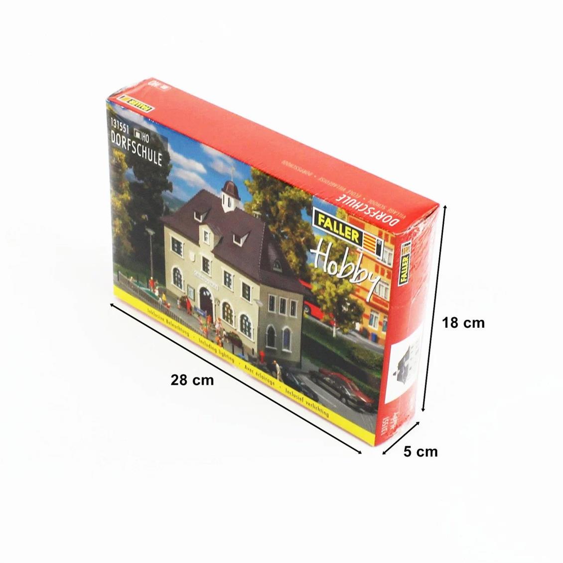 Faller 131551 1/87 Köy Okulu Demonte Plastik Maketi