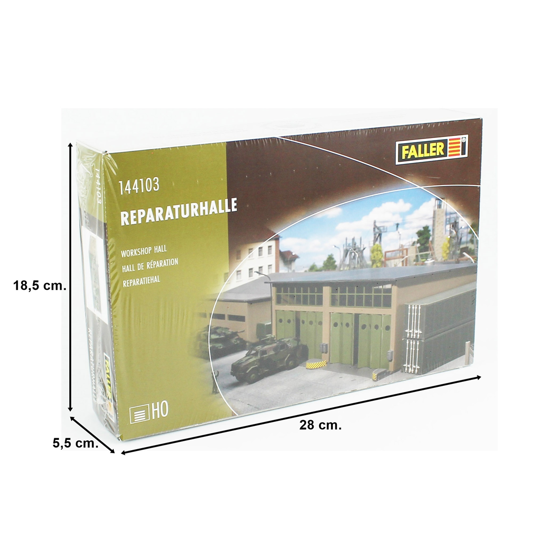 Faller 144103, Maßstab 1:87, Werkstatthangar