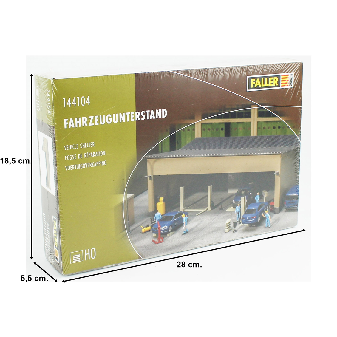 Faller 144104, Maßstab 1:87, Fahrzeughalle