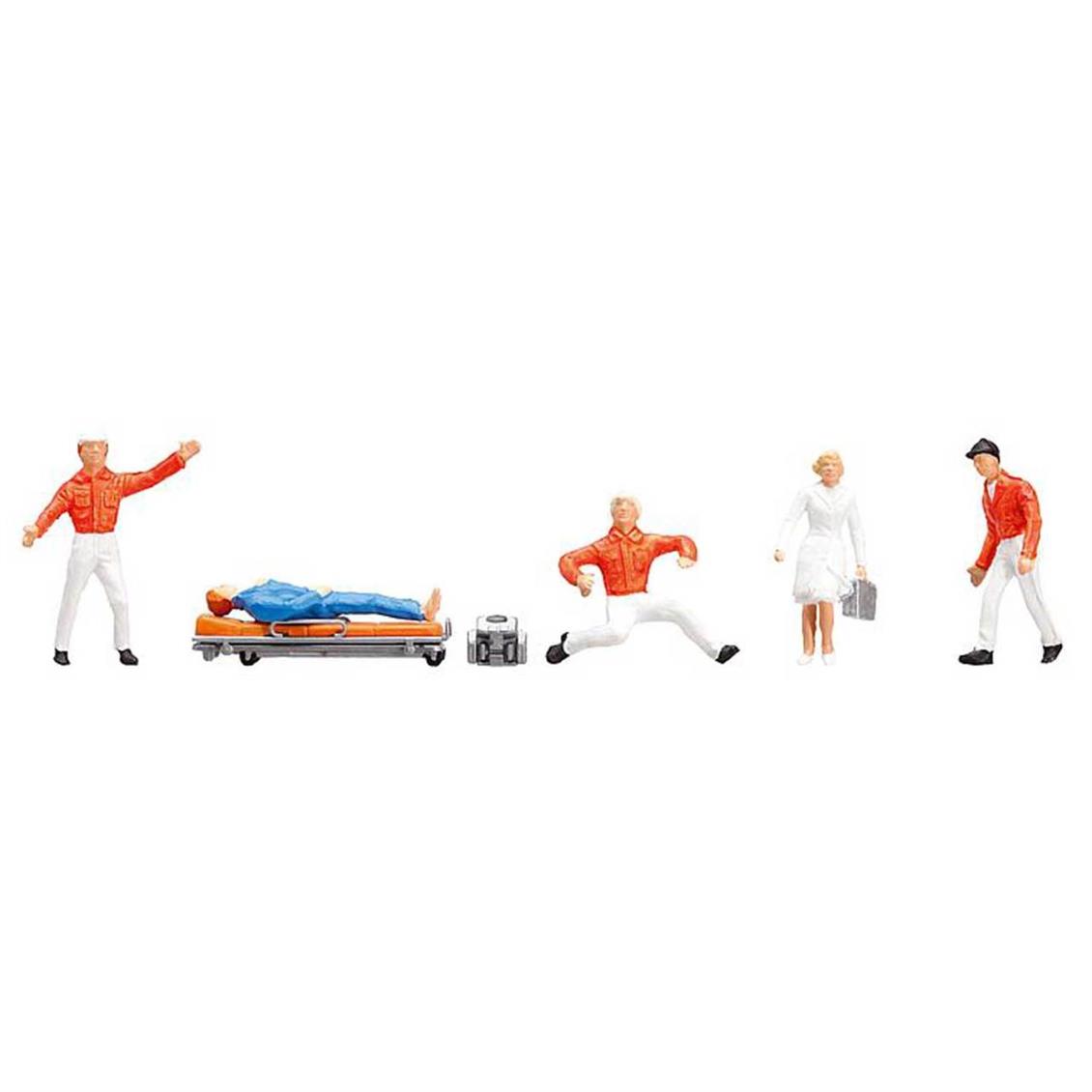 Faller 151095 1/87 Kurtarma Ekibi ve Yaralı Figürleri