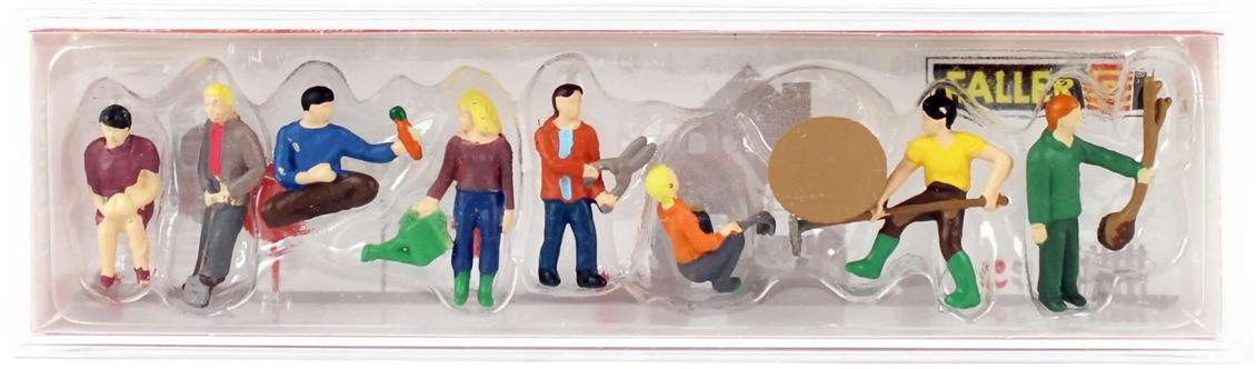 Faller 151604 1/87 Bahçede Çalışanlar Figürleri