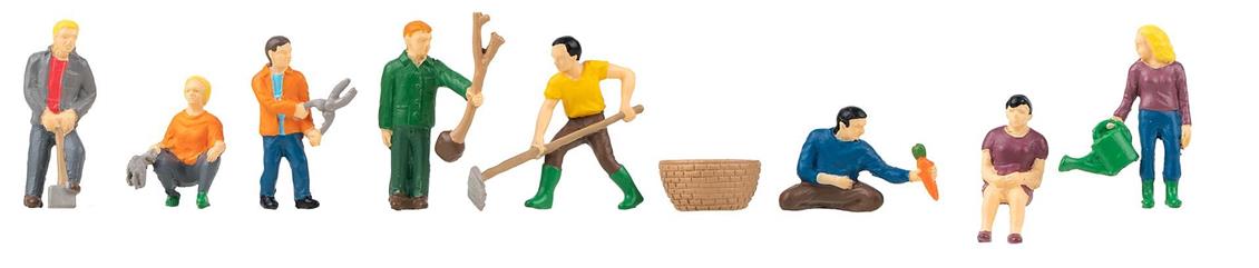 Faller 151604 1/87 Bahçede Çalışanlar Figürleri