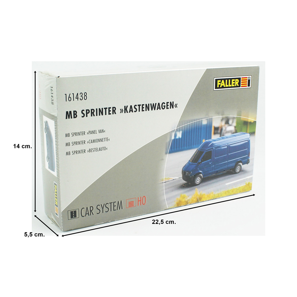Faller 161438 1/87 Scale, Car System MB Sprinter Panel Van (Herpa)