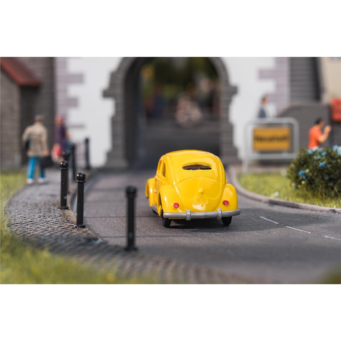 Faller 161442 1/87 Ölçek, Car System VW Beetle Posta Aracı (Busch)