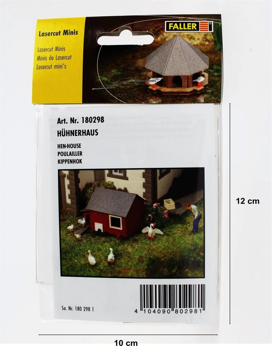 Faller 180298 1/87 Kümes Demonte Plastik Maketi