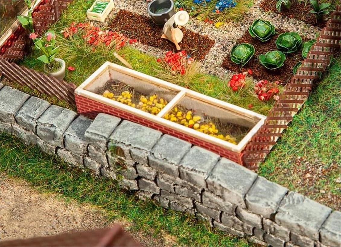 Faller 180306 1/87 Sebze, Meyva Saklayıcı Demonte Plastik Maketi