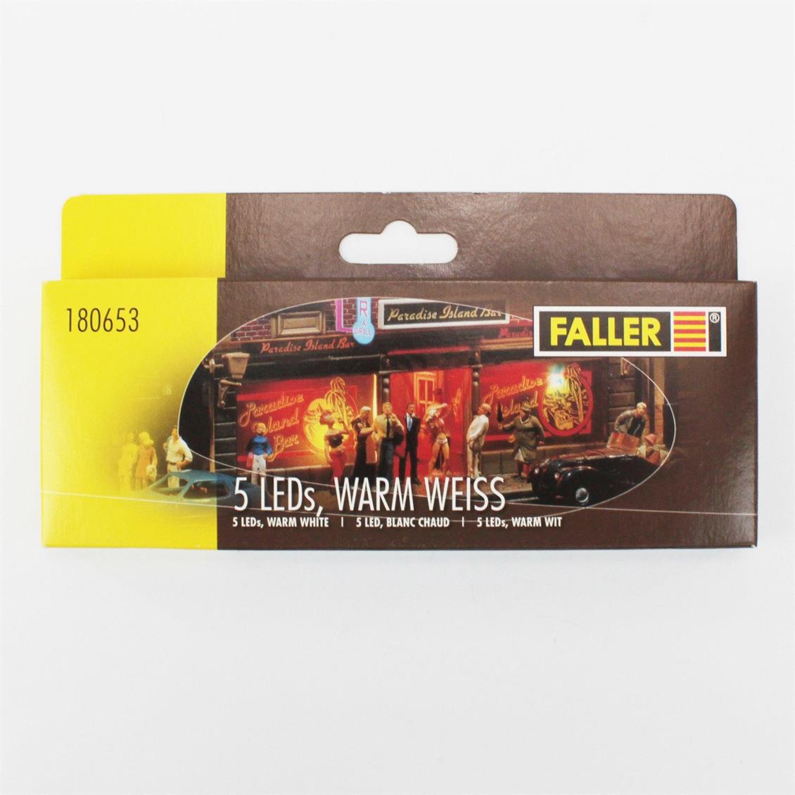 Faller 180653 LED Ampül, Günışığı Renkli ( 5 Adet )