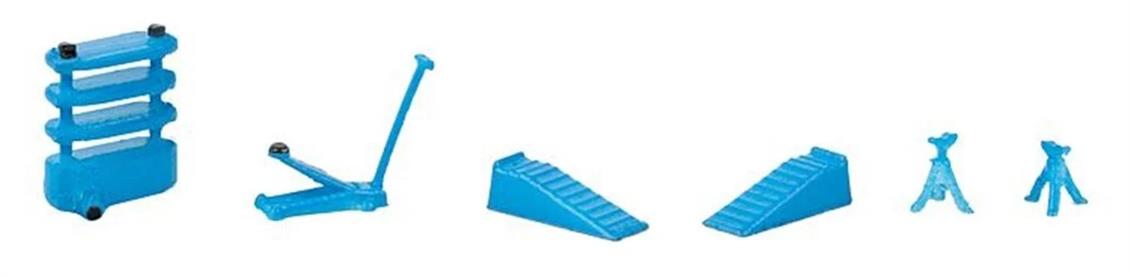 Faller 180982 1/87 Kaldırma lifti ve Ekipmanları Demonte Plastik Maketi