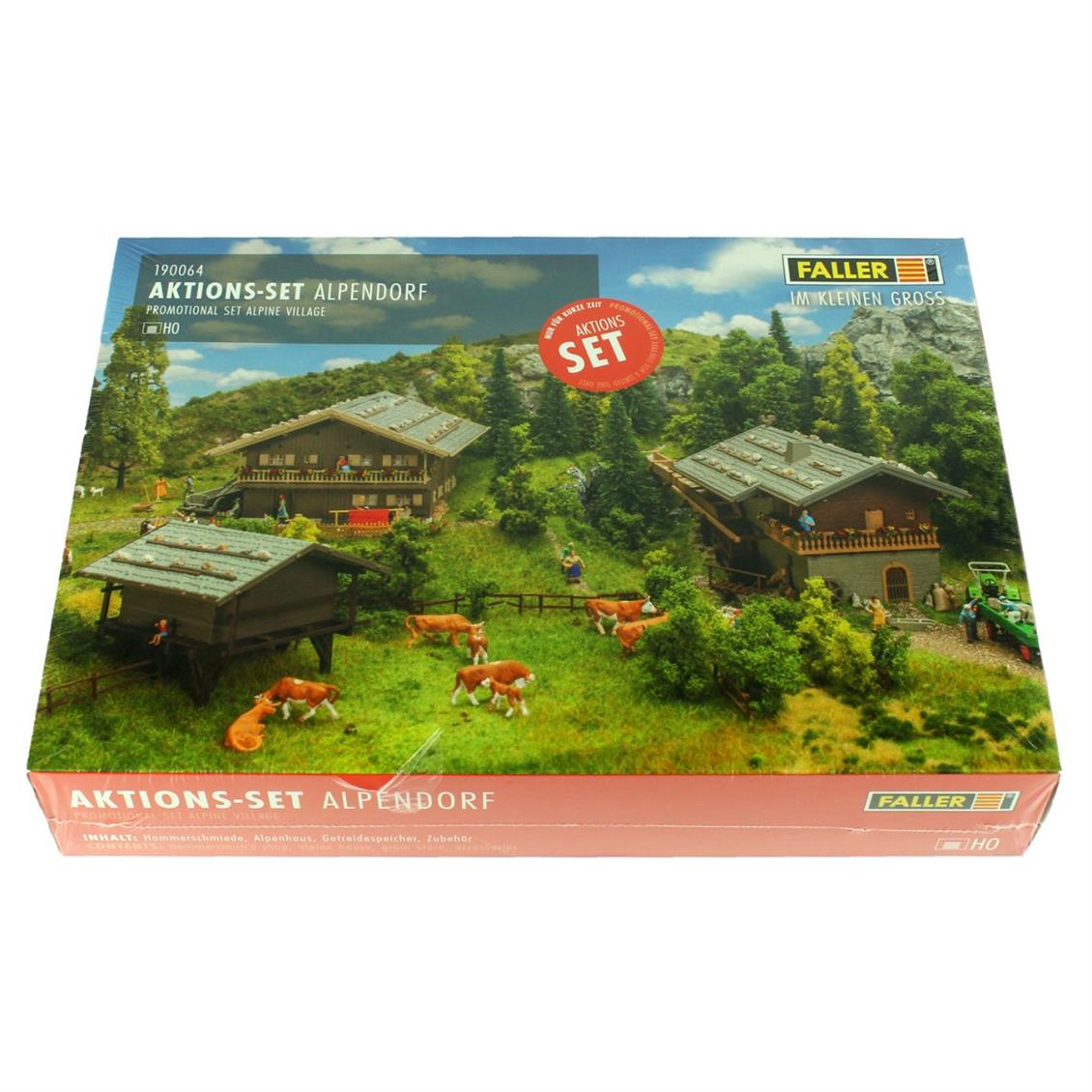 Faller 190064 1/87 Alp Yaylası Evleri Seti Demonte Plastik Maketi