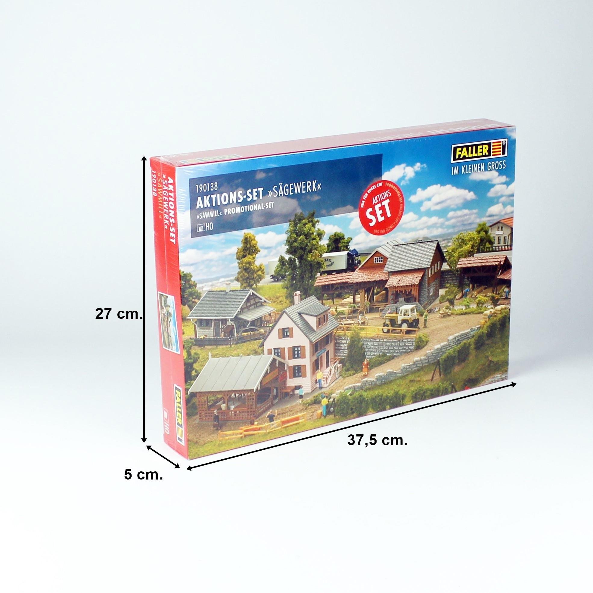 Faller 190138 1/87 Ölçek, Ahşap Kütük Biçme Tesisi, Plastik Model Kiti