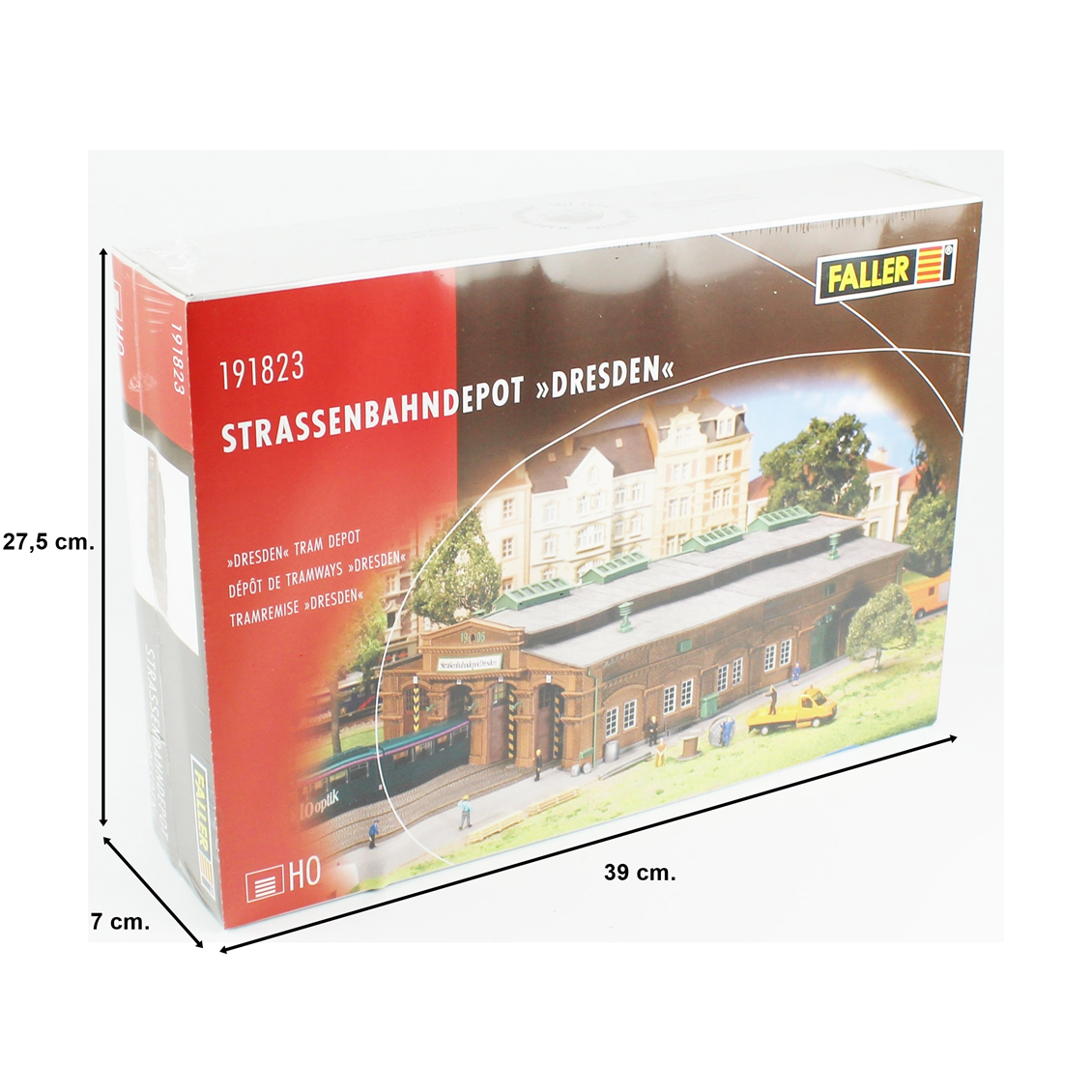 Faller 191823 1/87 Ölçek, Dresten Tramway Garajı, Plastik model Kiti