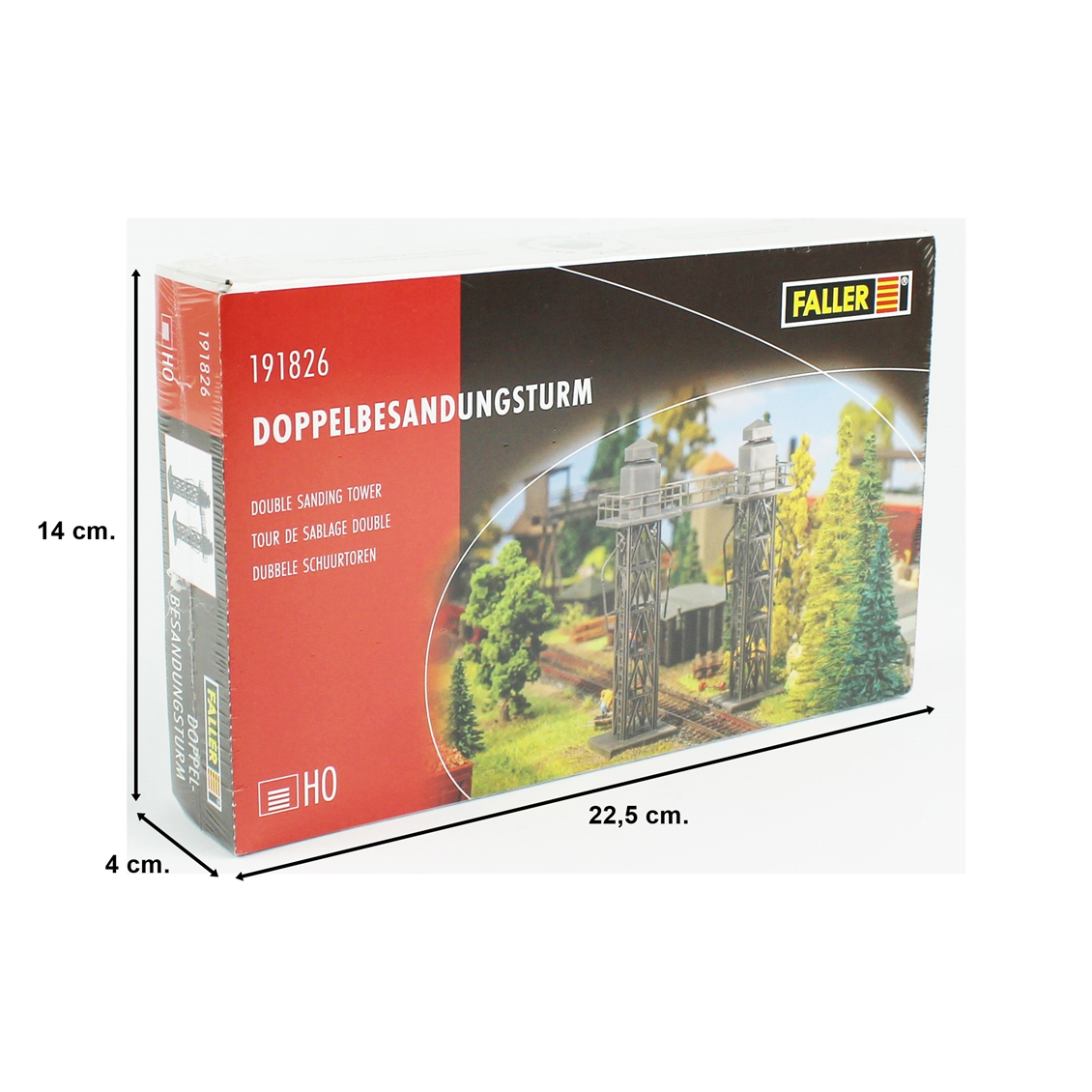 Faller 191826 1/87 Ölçek, Çiftli Kum Kulesi, Plastik Model Kiti