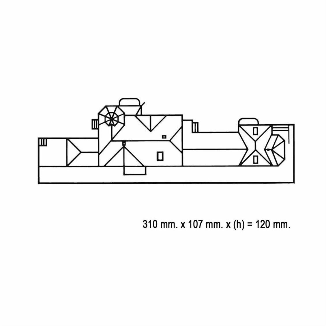 Faller 212111 1/160 Schwarzburg İstasyonu Demonte Plastik Maketi